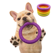 На заводе оптовые интерактивные обучающие игрушки из пеноматериала EVA с плавающим кольцом для собак